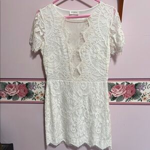 White Lace Dress